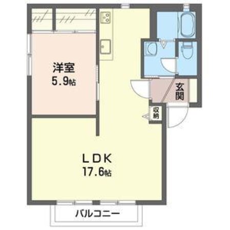 ミレニアムヒルズＡの物件間取画像